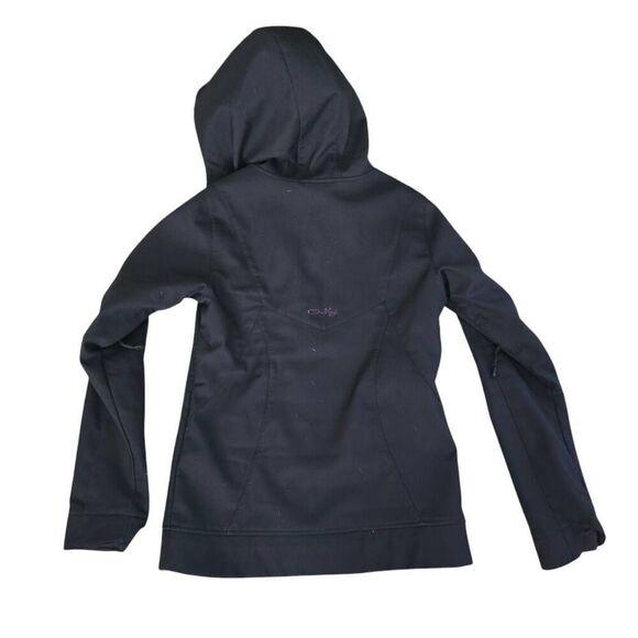 Oakley Full‎ Zip Jacket Women's Medium Black Lined Hooded Zip Pockets Gorpcore - Picture 6 of 6